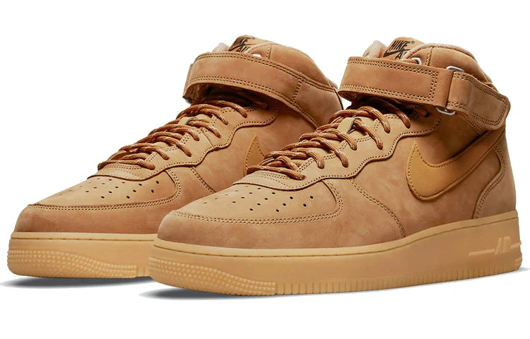 N370O AIR FORCE 1 MID '07 WB FLAT CAMEL - Calzado de mujer y hombre