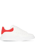 N370O Alexander McQueen tenis bajos Oversized Blanco Rojo - Calzado de mujer y hombre