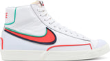 N372O Nike Blazer mid blanco rojo - Calzado de mujer y hombre