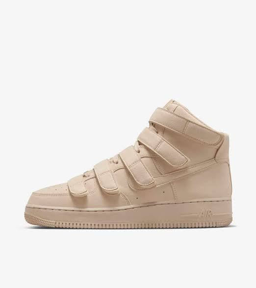 N372O Nike tenis Air Force 1 High Billie Eilish khaki camel gamuza - Calzado de mujer y hombre