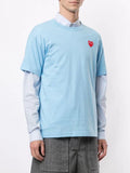 COMME DES GARÇONS PLAYS Camiseta Heart de algodón con logo