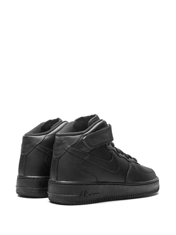 N370O Nike tenis Air Force 1 Mid '07 2021 Release Triple Black bota negro - Calzado de mujer y hombre