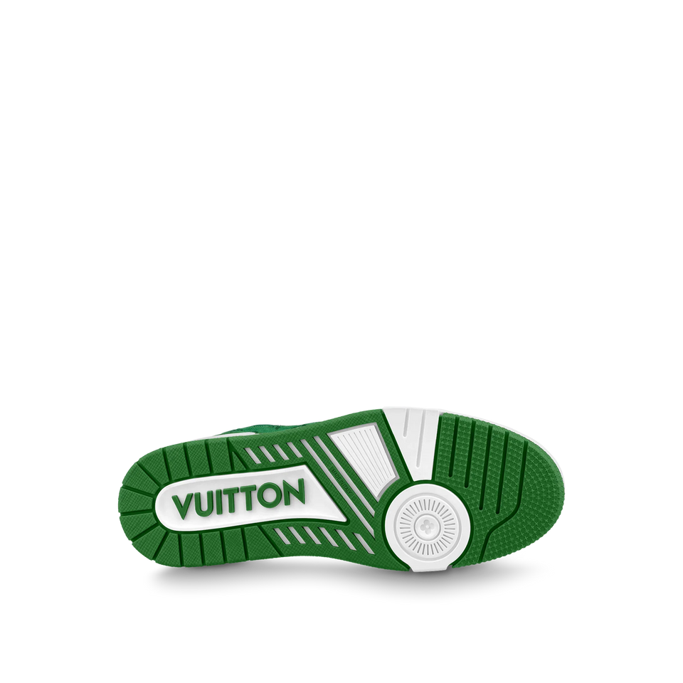 N372O TENIS LV TRAINER DENIM VERDE LOUIS VUITTON - Calzado de mujer y hombre