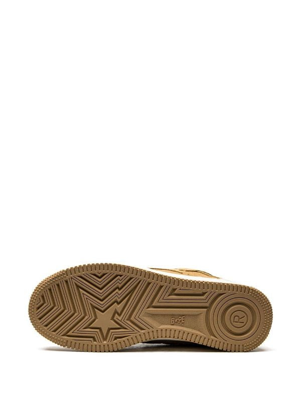 N372O A BATHING APE® tenis bajos BAPE STA M2 A Bathing Ape Bape Sta Low Color khaki - Calzado de mujer y hombre