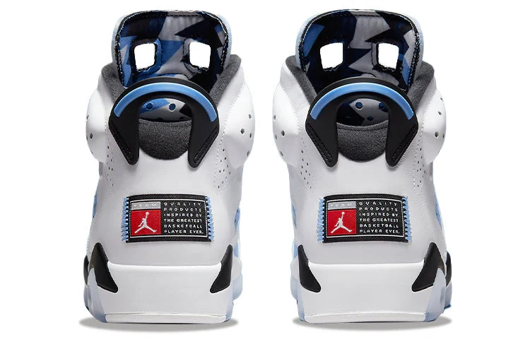 N372O AIR JORDAN 6 UNC WHITE blanco cielo - Calzado de mujer y hombre