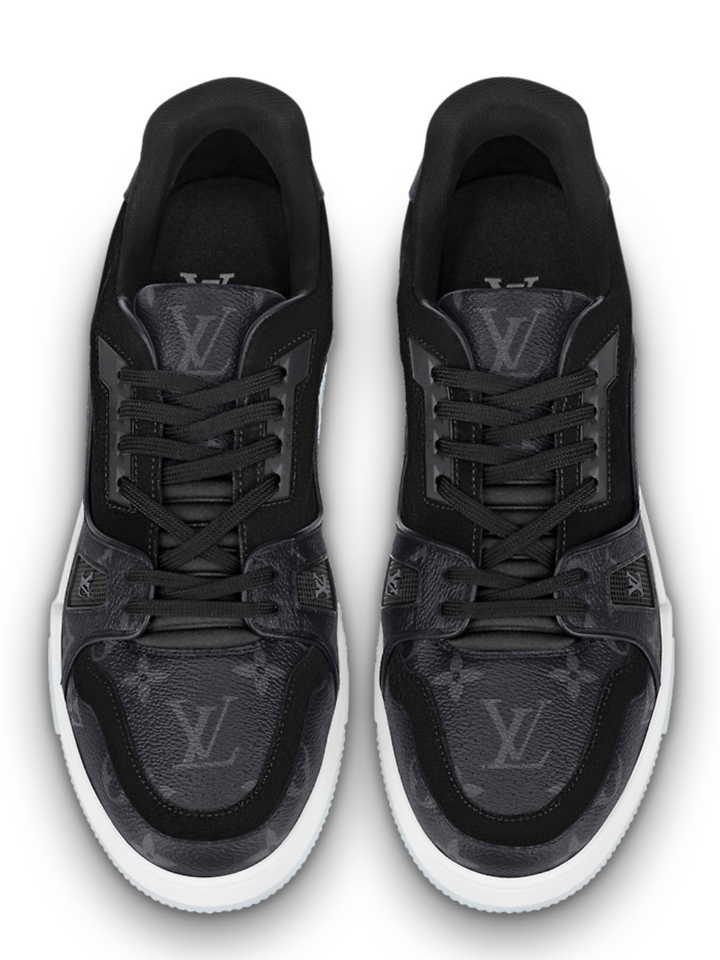 LOUIS VUITTON LV MONOGRAM TOTAL BLACK SNEAKER TRAINER
