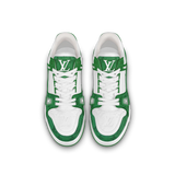 N372O TENIS LV TRAINER DENIM VERDE LOUIS VUITTON - Calzado de mujer y hombre