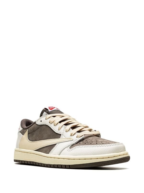 (G5) N370O Air Jordan 1 Low OG x Travis Scott Reverse Mocha - Calzado de mujer y hombre