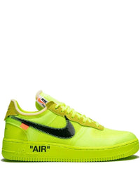 N370O Nike Air Force One off white neon Amarillo - Calzado de mujer y hombre