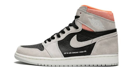 N370O Jordan 1 Retro High Neutral Grey Hyper Crimson - Calzado de mujer y hombre