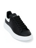 N370O Alexander McQueen tenis bajos Oversized Negro blanco - Calzado de mujer y hombre