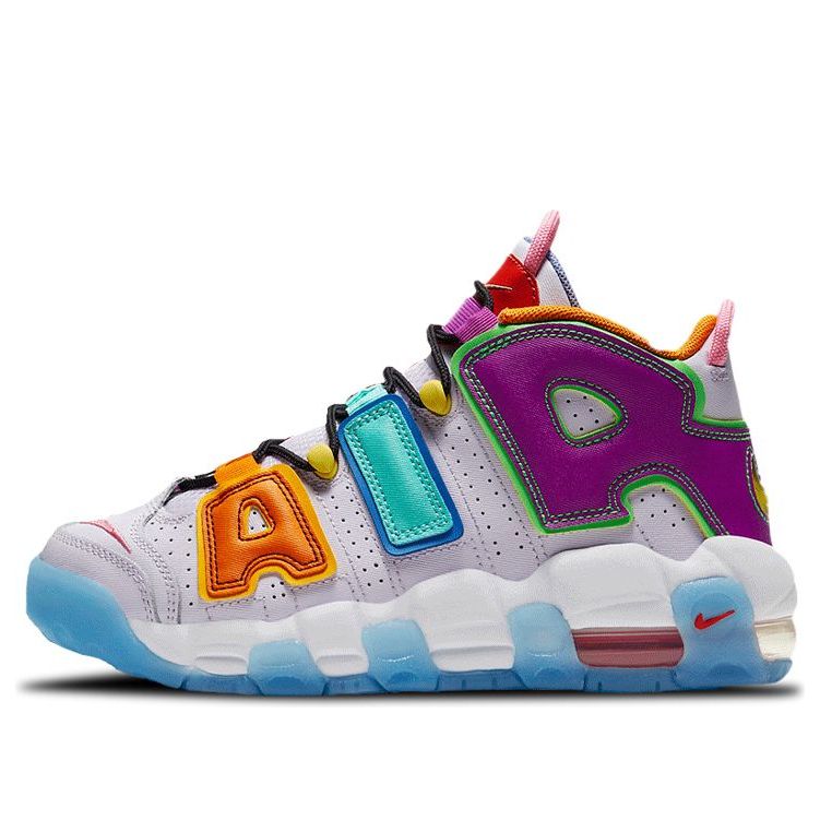 N370O NIKE AIR MORE UPTEMPO GS Blanco Colores - Calzado de mujer y hombre