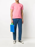 COMME DES GARÇONS PLAYS Camiseta Heart de algodón con logo
