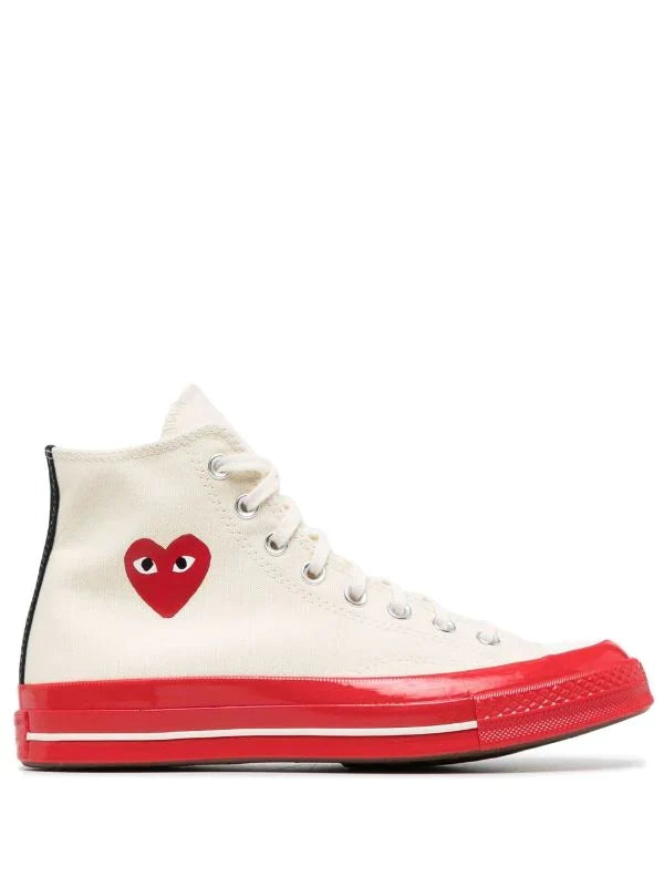 N373O Comme Des Garçons Play x Converse tenis altos Chuck 70 - Calzado de mujer y hombre
