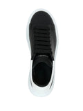 N370O Alexander McQueen tenis bajos Oversized Negro blanco - Calzado de mujer y hombre