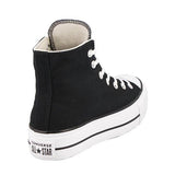 N373O CONVERSE 560845C LONA NEGRO DOBLE PLATAFORMA Chuck Taylor en Plataforma de Lona - Calzado de mujer y hombre