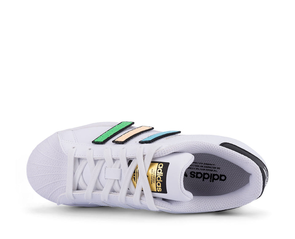 N372O Adidas superstar blanco velcros - Calzado de mujer y hombre