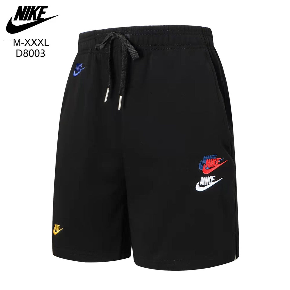 N370O Short Nike negro bordado múltilogos - Calzado de mujer y hombre