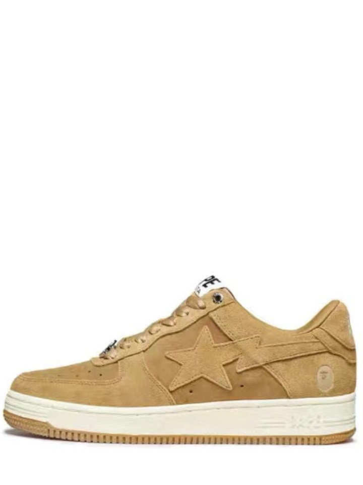 N372O A BATHING APE® tenis bajos BAPE STA M2 A Bathing Ape Bape Sta Low Color khaki - Calzado de mujer y hombre
