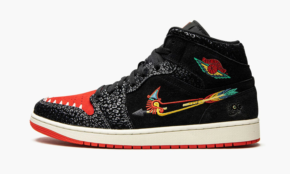 N370O Air Jordan 1 Mid SE Dia De Muertos"Siempre Familia" día de muertos - Calzado de mujer y hombre