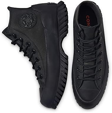 CONVERSE NEGRO BOTA PIEL