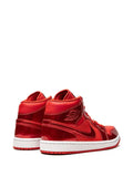 N370O Jordan tenis Air Jordan 1 Mid charol rojo - Calzado de mujer y hombre