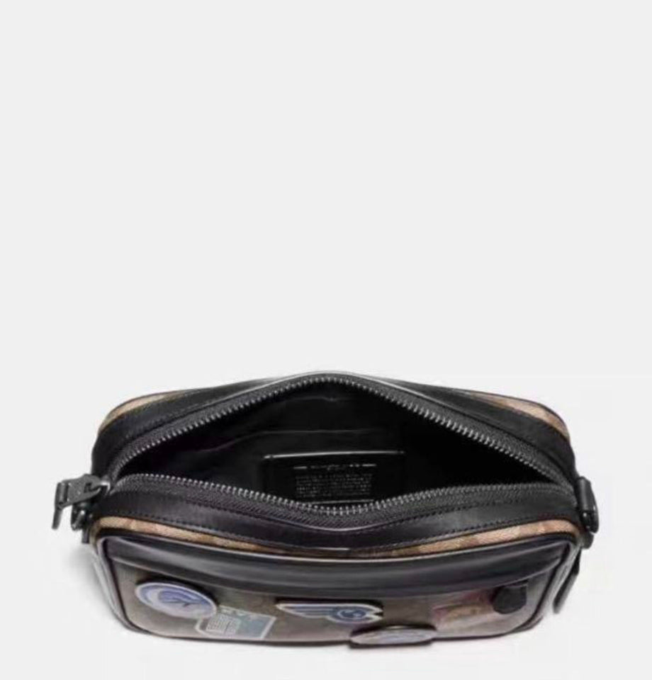N370O Coach Academy Crossbody Signature Parches - Calzado de mujer y hombre