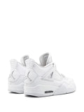 N372O (G5) air jordan retro 4 blanco metallic plata pure money - Calzado de mujer y hombre