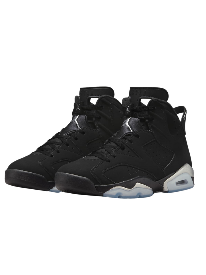 Jordan 6 Negro/Plata metalizado
