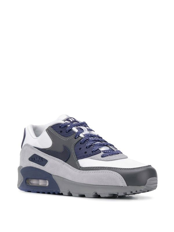 N372O Nike tenis Air Max 90 Lahar marino gris blanco - Calzado de mujer y hombre