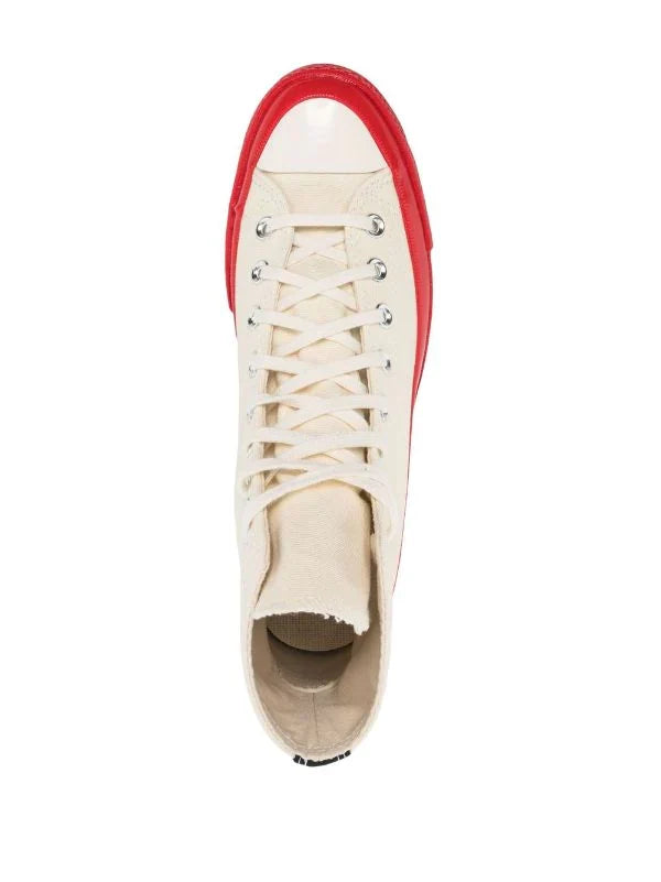 N373O Comme Des Garçons Play x Converse tenis altos Chuck 70 - Calzado de mujer y hombre