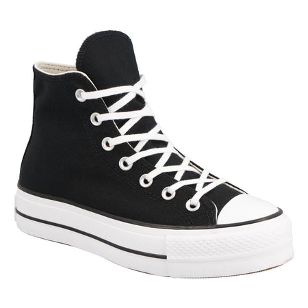 N373O CONVERSE 560845C LONA NEGRO DOBLE PLATAFORMA Chuck Taylor en Plataforma de Lona - Calzado de mujer y hombre