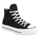 N373O CONVERSE 560845C LONA NEGRO DOBLE PLATAFORMA Chuck Taylor en Plataforma de Lona - Calzado de mujer y hombre