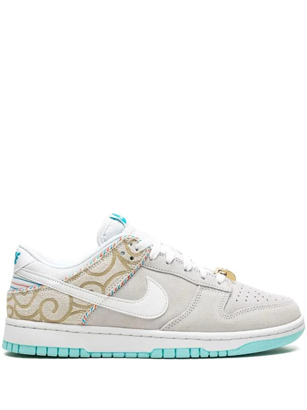 N372O Nike tenis Dunk Low Barbershop beige - Calzado de mujer y hombre