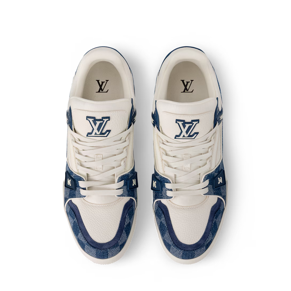 Louis Vuitton Trainer Azul con Cuadros - Calzado de mujer y hombre