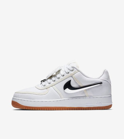 N370O NIKE AIR FORCE TRAVIS SCOTT BLANCO PLATA - Calzado de mujer y hombre