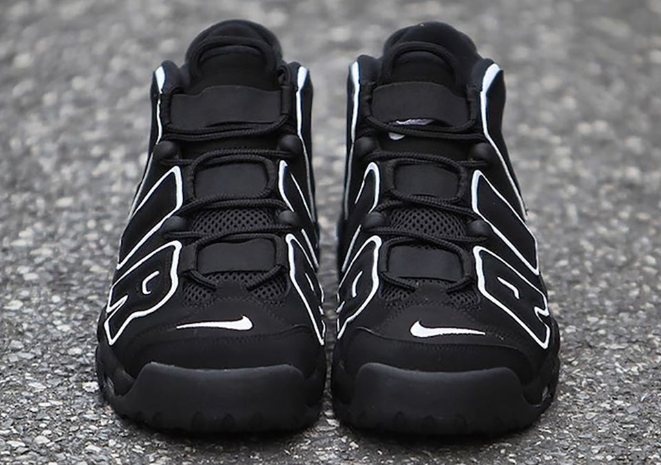 N372O Uptempo Negro Blanco Nike Air More Uptempo Black White (2016/2020)l - Calzado de mujer y hombre