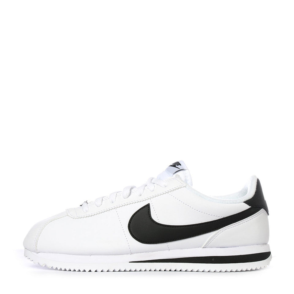 NIKE CORTEZ BLANCO NEGRO DE PIEL - Calzado de mujer y hombre