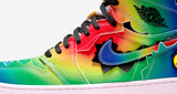 N370O J Balvin Air jordan 1 Verde Air Jordan 1 J. Balvin Tenis de mujer Bota - Calzado de mujer y hombre